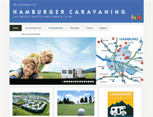 Tablet Screenshot of hamburger-caravaning.de